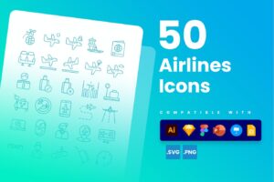 Airlines Vector Icon