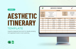Aesthetic Itinerary