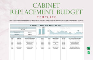Cabinet Replacement Budget