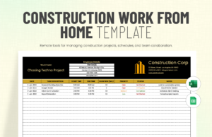 Construction Work From Home