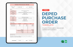 Deped Purchase Order
