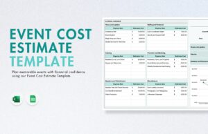 Event Cost Estimate