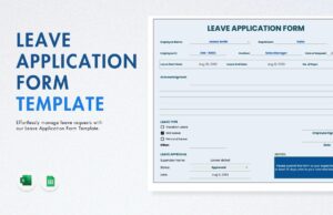 Leave Application