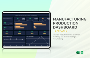 Manufacturing Production Dashboard