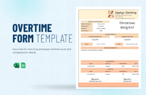 Overtime Form