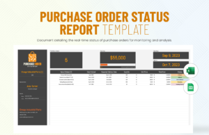 Purchase Order Status Report