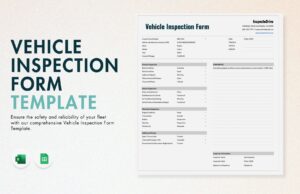 Vehicle Inspection Form