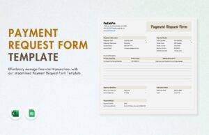 Payment Request Form