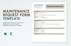 Maintenance Request Form